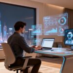 Entrepreneurs working in a modern home office that highlights time management, focused effort, and disciplined routines to build a successful home business.