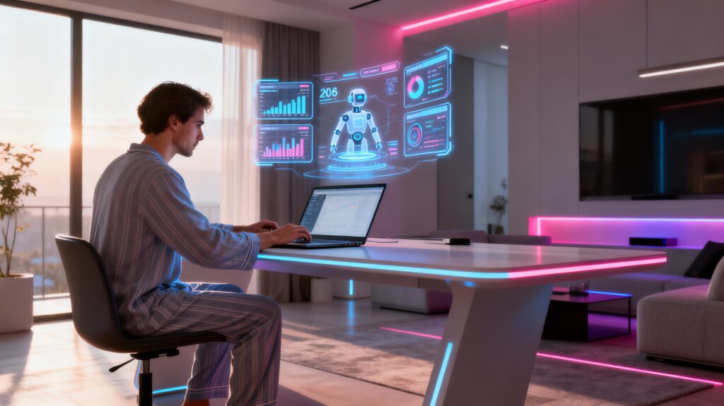 entrepreneurs start home business on budget using AI tools automation email marketing eBay and modern platforms without startup capital